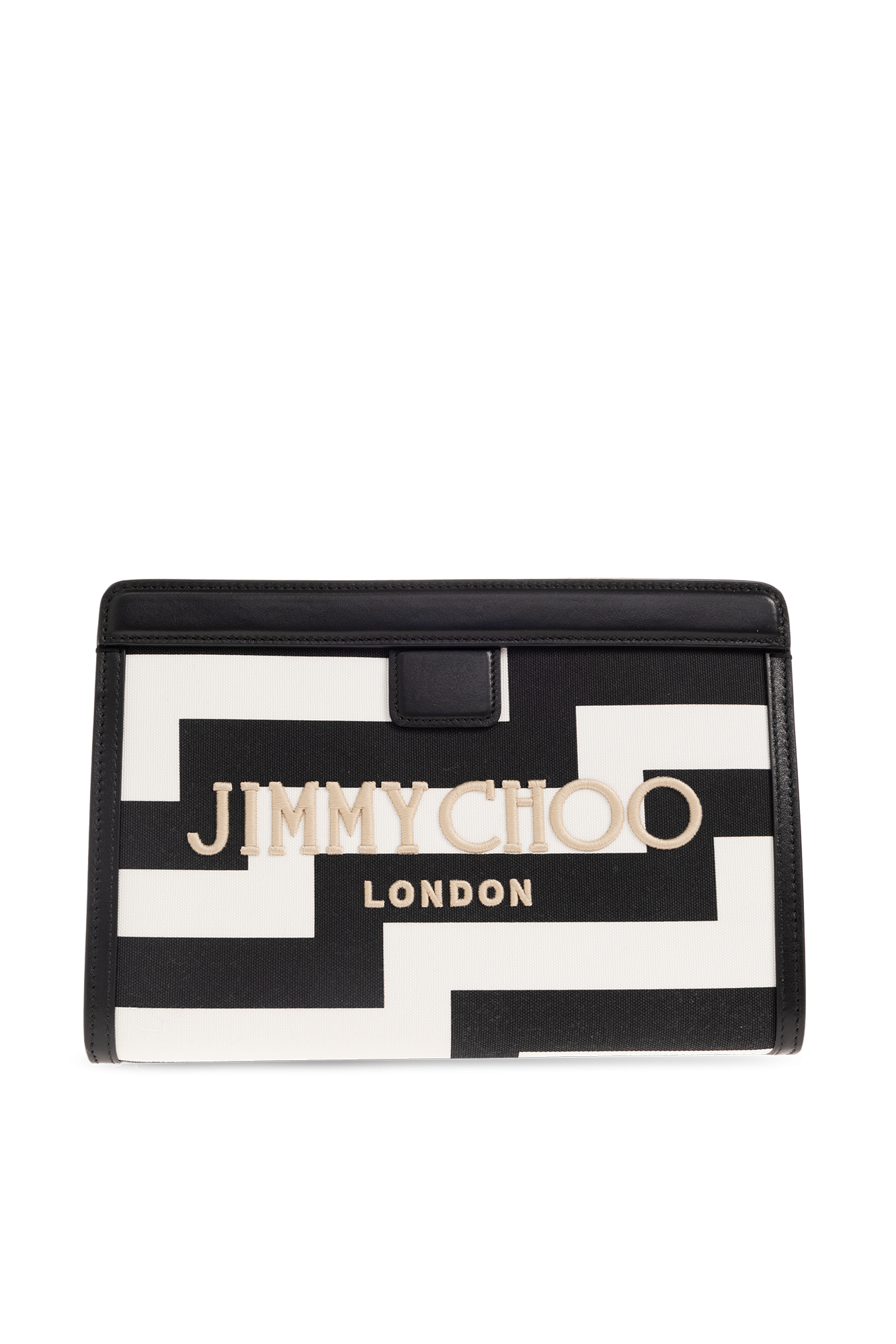 White 'Avenue' clutch Jimmy Choo - SchaferandweinerShops GB